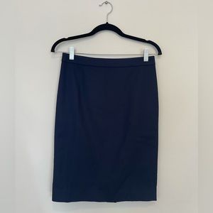 J Crew Navy Pencil Skirt